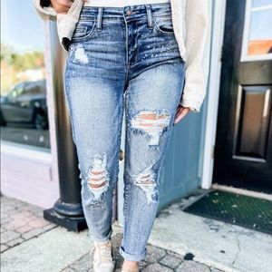 NWT Judy Blue Boyfriend Jeans